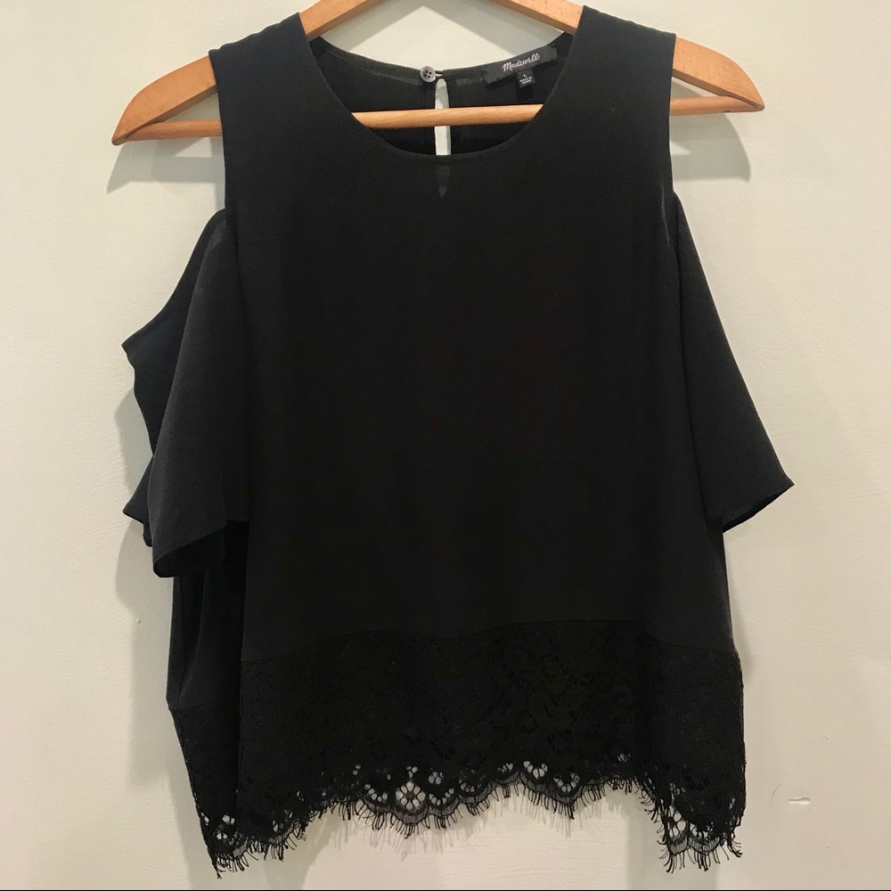 Madewell cold shoulder top